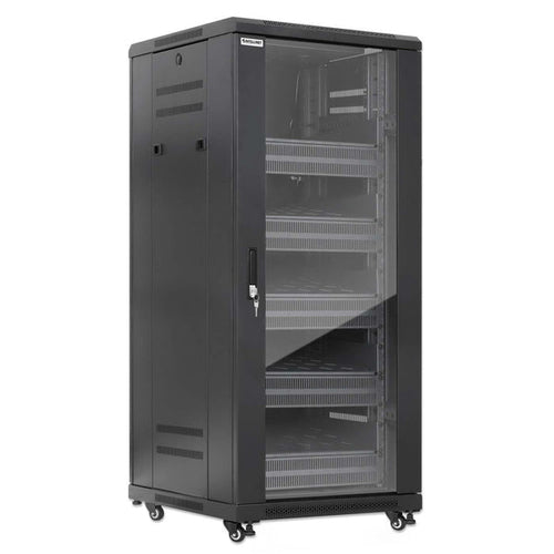 Intellinet Pro Line Network Cabinet with Integrated Fans, 27U