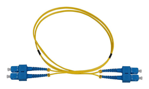 Intellinet 760874 InfiniBand/fibre optic cable 10 m SC SMF Yellow