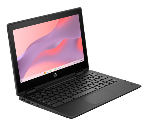 HP Fortis Flip G1m MediaTek 520 Hybrid (2-in-1) 29.5 cm (11.6") Touchscreen HD 8 GB LPDDR4x-SDRAM 32 GB eMMC Wi-Fi 6 (802.11ax) ChromeOS Black