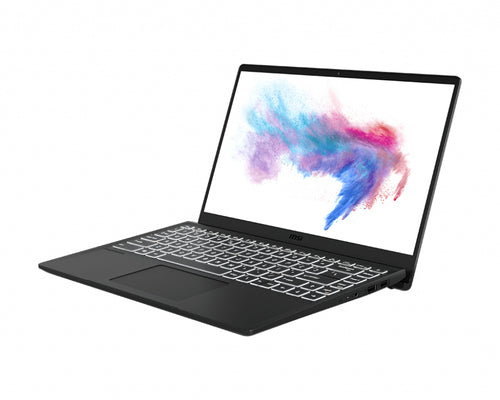 MSI Modern 14 B10RASW-078 Intel® Core™ i7 i7-10510U Laptop 35.6 cm (14") Full HD 8 GB DDR4-SDRAM 512 GB SSD NVIDIA GeForce MX330 Wi-Fi 5 (802.11ac) Windows 10 Home Black
