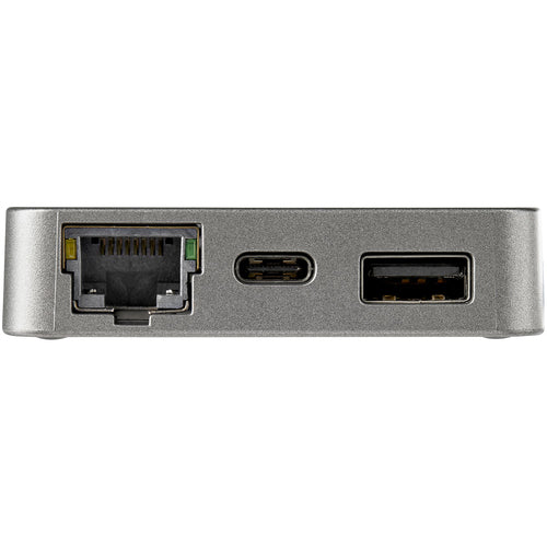 StarTech.com USB-C Multiport Adapter - USB 3.1 Gen 2 Type-C Mini Dock - USB-C to 4K HDMI or 1080p VGA Video - 10Gbps USB-A USB-C, GbE - Portable Travel Laptop Dock - Works w/Thunderbolt 3