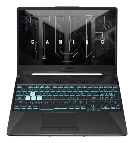 ASUS TUF Gaming A15 FA506NF-ES51 AMD Ryzen™ 5 7535HS Laptop 39.6 cm (15.6") Full HD 8 GB DDR5-SDRAM 512 GB SSD NVIDIA GeForce RTX 2050 Wi-Fi 6 (802.11ax) Windows 11 Home Black