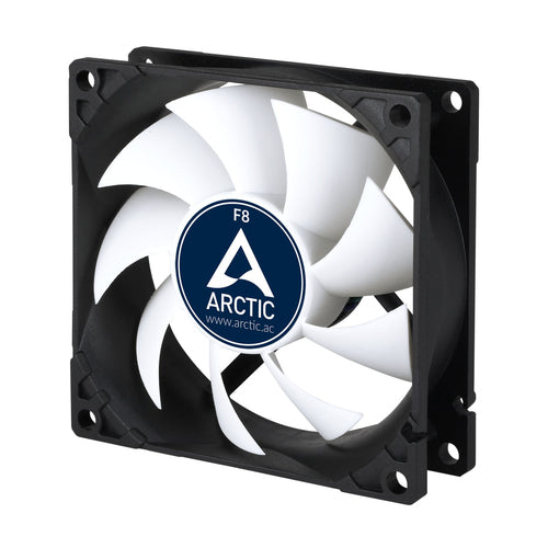 ARCTIC F8 - 80 mm Standard Case Fan Computer case 8 cm Black, White 5 pc(s)