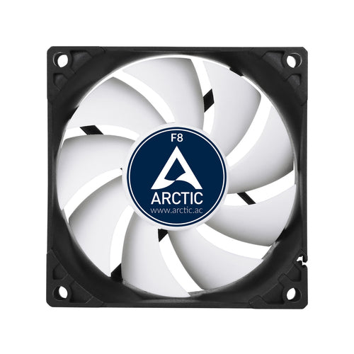 ARCTIC F8 - 80 mm Standard Case Fan Computer case 8 cm Black, White 5 pc(s)