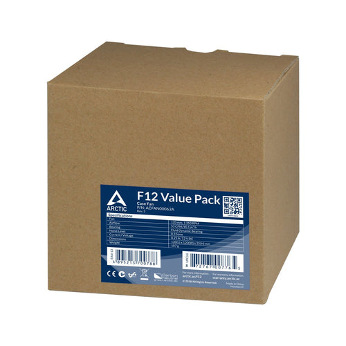 ARCTIC F12 120 mm Standard Case Fan Value Pack