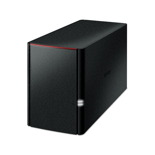 Buffalo LinkStation 220 NAS Desktop Marvell Armada 370 0.256 GB DDR3 12 TB HDD Black