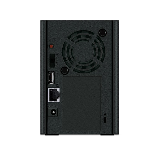 Buffalo LinkStation 220 NAS Desktop Marvell Armada 370 0.256 GB DDR3 12 TB HDD Black