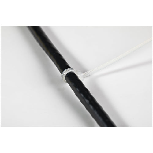 StarTech.com 4"(10cm) Cable Ties - 1/16"(2mm) wide, 7/8"(22mm) Bundle Diameter, 18lb(8kg) Tensile Strength, Nylon Self Locking Zip Ties with Curved Tip - 94V-2/UL Listed, 100 Pack - White