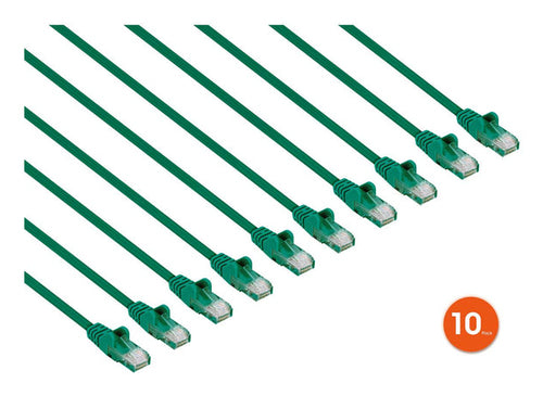 Intellinet 744249 networking cable Green 3 m Cat6 U/UTP (UTP)