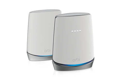 NETGEAR Orbi Tri-band (2.4 GHz / 5 GHz / 5 GHz) Wi-Fi 6 (802.11ax) White 6 Internal
