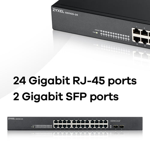 Zyxel GS1100-24 network switch Unmanaged