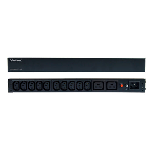 CyberPower PDU20BHVIEC12RA power distribution unit (PDU) 12 AC outlet(s) 1U Black