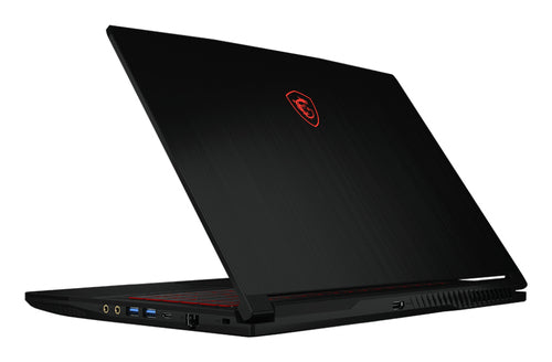 MSI Gaming THIN GF63 12VE-437US laptop Intel® Core™ i5 i5-12450H 39.6 cm (15.6") Full HD 8 GB DDR4-SDRAM 512 GB SSD NVIDIA GeForce RTX 4050 Wi-Fi 6 (802.11ax) Windows 11 Home Black