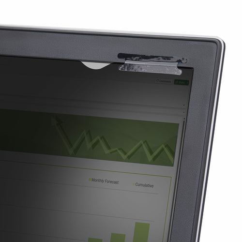 StarTech.com 13.3-inch 16:9 Flip-Up Privacy Screen with Touch, Anti-Glare Blue Light Filter, Laptop Monitor Screen Protector, +/- 30 Deg. View Angle