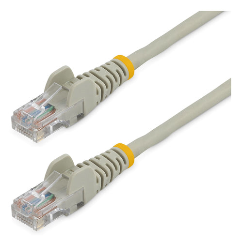 StarTech.com Cat5e patch cable with snagless RJ45 connectors – 15 ft, gray