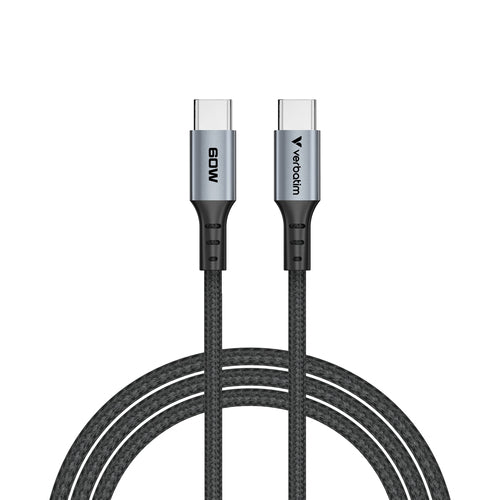 Verbatim Sync & Charge Cable - 60W USB-C to USB-C 120 cm