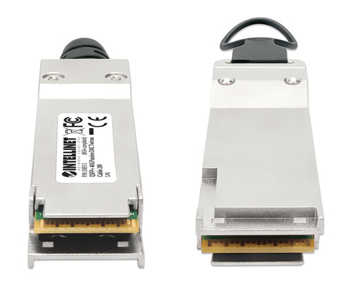 Intellinet 2m 40G QSFP+ Passive Direct Attach Copper Twinax Cable 30AWG MSA QSFP-H40G-CU2M compatible