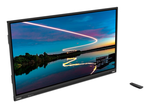 Lenovo ThinkVision T86 computer monitor 2.18 m (86") 3840 x 2160 pixels 4K Ultra HD Touchscreen Black