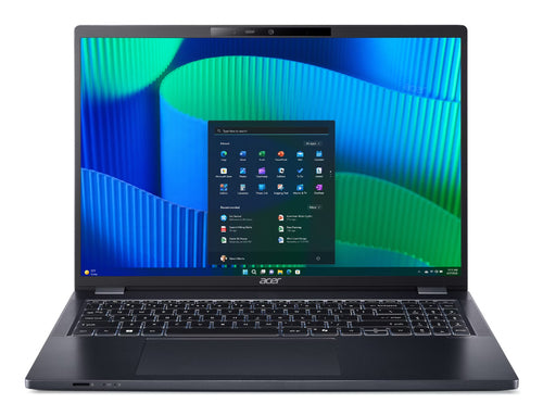 Acer TravelMate P4 TMP416-53-59NC Copilot+ PC Intel Core Ultra 5 125U Laptop 40.6 cm (16") WUXGA 16 GB DDR5-SDRAM 512 GB SSD Wi-Fi 6 (802.11ax) Windows 11 Pro Blue
