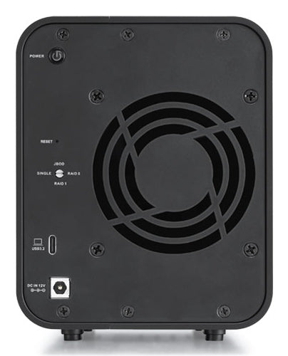 TerraMaster D5 HYBRID disk array Desktop Black