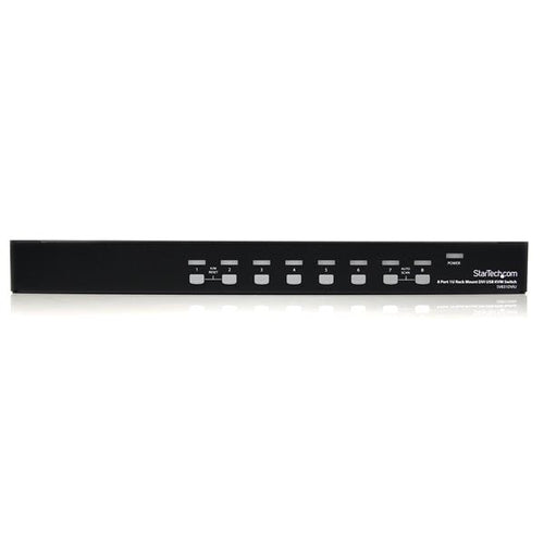 StarTech.com 8 Port 1U Rackmount DVI USB KVM Switch