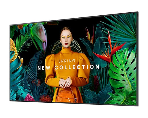 Samsung LH50QBCEBGC Digital signage flat panel 127 cm (50") LCD Wi-Fi 350 cd/m² 4K Ultra HD Black Tizen 7.0