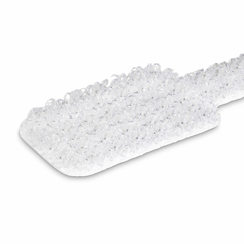 StarTech.com 3.5in (9cm) Cable Labels, 100 Pack, White, Hook-to-Hook Fastener Cable Tags, Write-On Cord Labels for Cable Management, Cord Identification Tags