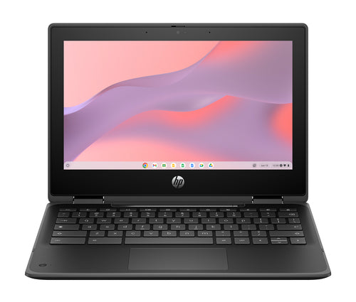 HP Fortis Flip G1i Intel® N N250 Chromebook 29.5 cm (11.6") Touchscreen HD 64 GB LPDDR5x-SDRAM 128 GB UFS Wi-Fi 6E (802.11ax) ChromeOS Black