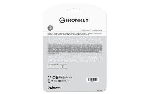 Kingston Technology IronKey 64GB USB-C Vault Privacy 50C AES-256 Encrypted, FIPS 197