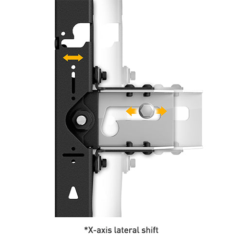 Chief TiLEDTM Middle dvLED Wall Mount for SHARP NEC E Series, 3 Displays Tall