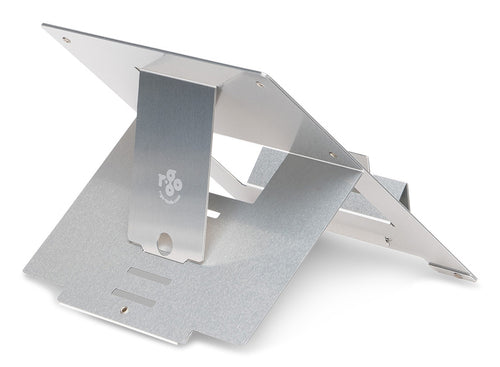 R-Go Tools Laptop stand R-Go Riser Flexible, adjustable folding laptop riser, ergonomic, Hylite aluminum, silver