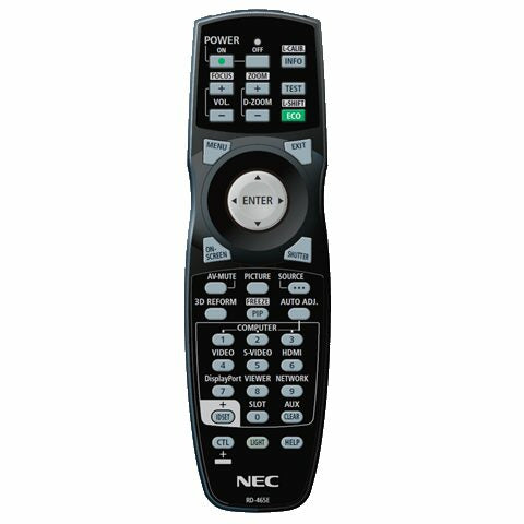 NEC RMT-PJ35 remote control Projector Press buttons