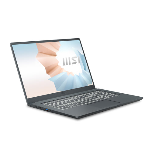 MSI Modern 15 A11SB-220 Intel® Core™ i7 i7-1165G7 Laptop 39.6 cm (15.6") Full HD 16 GB DDR4-SDRAM 1 TB SSD NVIDIA GeForce MX450 Wi-Fi 6 (802.11ax) Windows 10 Home Grey