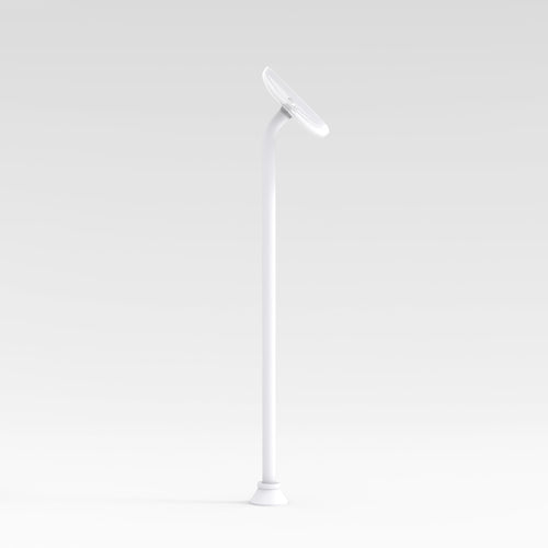 Bouncepad Floorstanding Slim | Apple iPad 8th Gen 10.2 (2020) | White | Exposed Front Camera and Home Button |