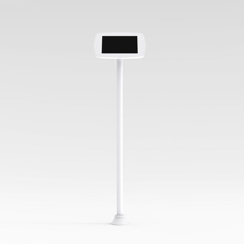 Bouncepad Floorstanding Slim | Apple iPad 8th Gen 10.2 (2020) | White | Exposed Front Camera and Home Button |