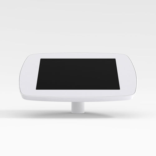 Bouncepad Desk | Apple iPad Mini 4/5 Gen 7.9 (2015 - 2019) | White | Covered Front Camera and Home Button |