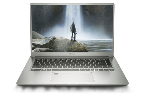 MSI Prestige 15 A11SCX-217 Intel® Core™ i7 i7-1185G7 Laptop 39.6 cm (15.6") 4K Ultra HD 32 GB DDR4-SDRAM 1 TB SSD NVIDIA® GeForce® GTX 1650 Max-Q Wi-Fi 6 (802.11ax) Windows 10 Pro Silver