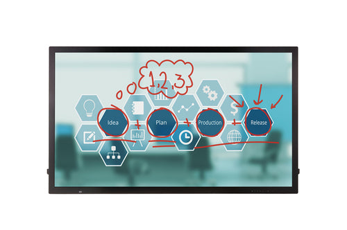 LG 55TC3CG-H Signage Display Digital signage flat panel 139.7 cm (55") IPS 350 cd/m² 4K Ultra HD Black Touchscreen WebOS 24/7