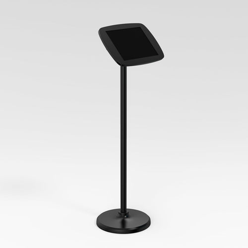 Bouncepad Floorstanding with USB Cable | Apple iPad Pro 4th & 5th Gen 12.9 (2020 - 2021) | Black | Exposed Front Camera and Home Button