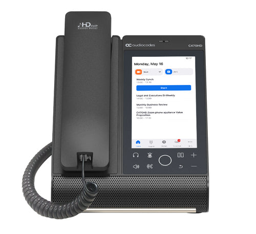 AudioCodes RXVCAM10-B17 IP phone Black TFT