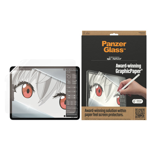 PanzerGlass ® GraphicPaper® Screen Protector iPad Pro 12.9'' (2018-2022) | Ultra-Wide Fit Clear screen protector Apple 1 pc(s)