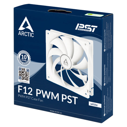 ARCTIC F12 PWM PST (White) 120 mm PWM PST Case Fan