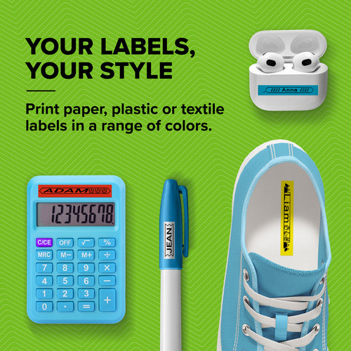 DYMO LetraTag 200B Bluetooth Label Maker Value Pack | Compact Label Printer | Connects Through Bluetooth Wireless Technology to iOS and Android | Includes 2 Assorted Label Tapes
