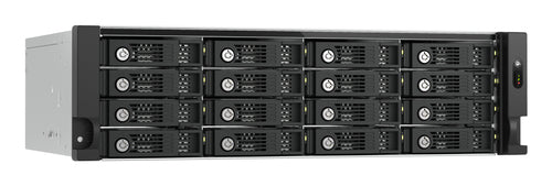 QNAP TL-R1600PES-RP storage drive enclosure HDD/SSD enclosure Black, Grey 2.5/3.5"