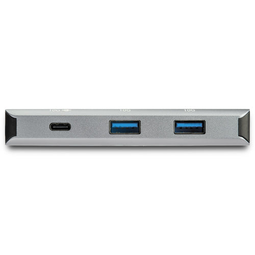 StarTech.com 4 Port USB C Hub (10Gbps) to 3x USB-A & 1x USB-C - 100W Power Delivery Passthrough Charging - Portable USB 3.1 Gen 2/USB 3.2 Gen 2 Type C Laptop Adapter - Works w/ TB3~4 Port USB C Hub (10Gbps) to 3x USB-A & 1x USB-C - 100W Power Delivery