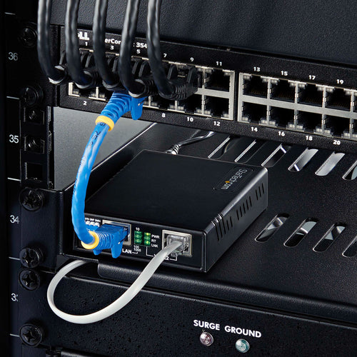StarTech.com VDSL2 Ethernet Extender Kit over Single Pair Wire, Up to 0.6mi (1km) Long Range LAN Repeater over Phone Line/CAT5e/CAT6, Up to 300Mbps, Replacement for 110VDSLEXT