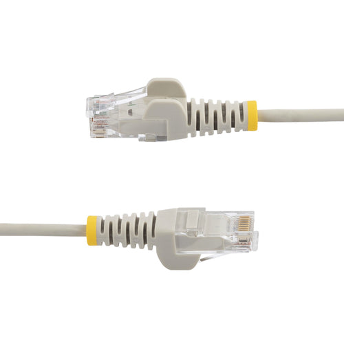 StarTech.com 10 ft. CAT6 Ethernet Cable - Slim - Snagless RJ45 Connectors - Gray