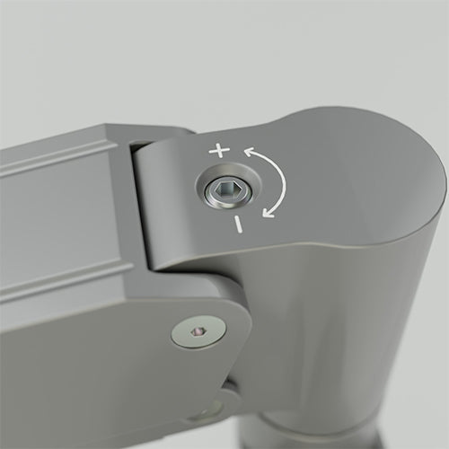 Chief Koncīs Monitor Arm Mount, Dual, Silver