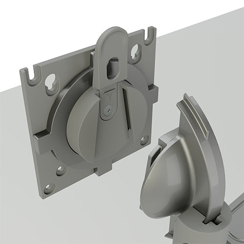 Chief Koncīs Monitor Arm Mount, Dual, Silver