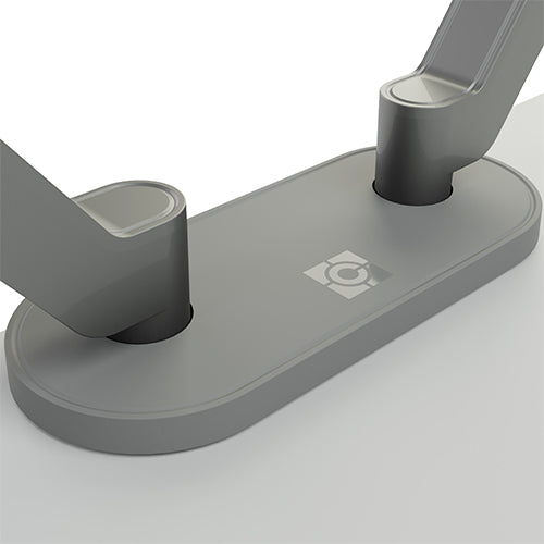 Chief Koncīs Monitor Arm Mount, Dual, Silver